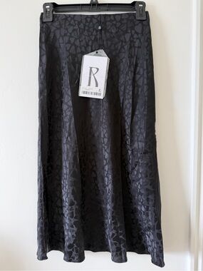 Realisation Par Naomi Lovers Silk Midi Skirt